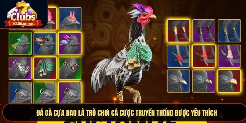 Đá gà cựa dao là trò chơi cá cược truyền thống được yêu thích